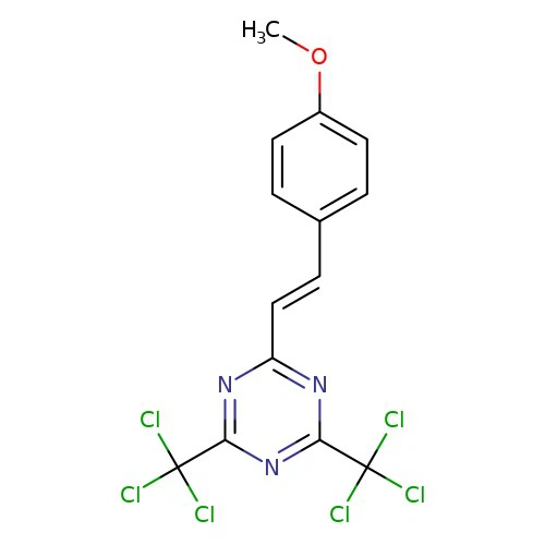 CAS:42573-57-9|2-(4-Meitiocsaistiril)-4,6-bis(trichloromethyl)-1,3,5-triazine
