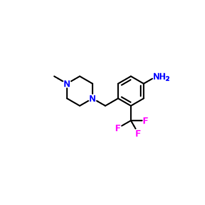 CAS 694499-26-8|4-(4-Meitilpiperazinomethyl)-3-(trífhluaramethyl)anailín